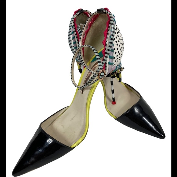 Multi color Sophia Webster Solange tassel fringe leather pumps size 40 - Picture 3 of 14